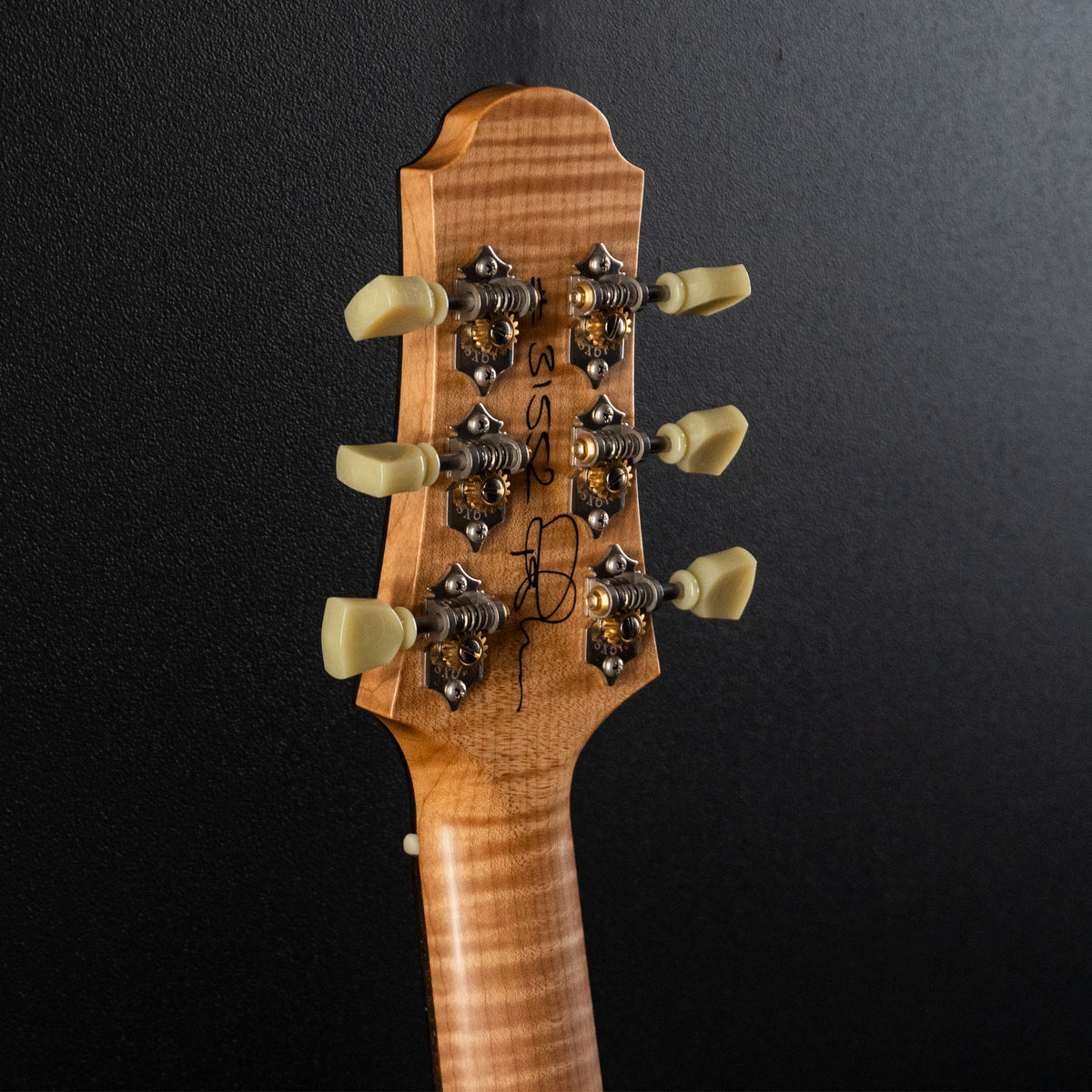 Macon Carved Top Semi - Mun Ebony