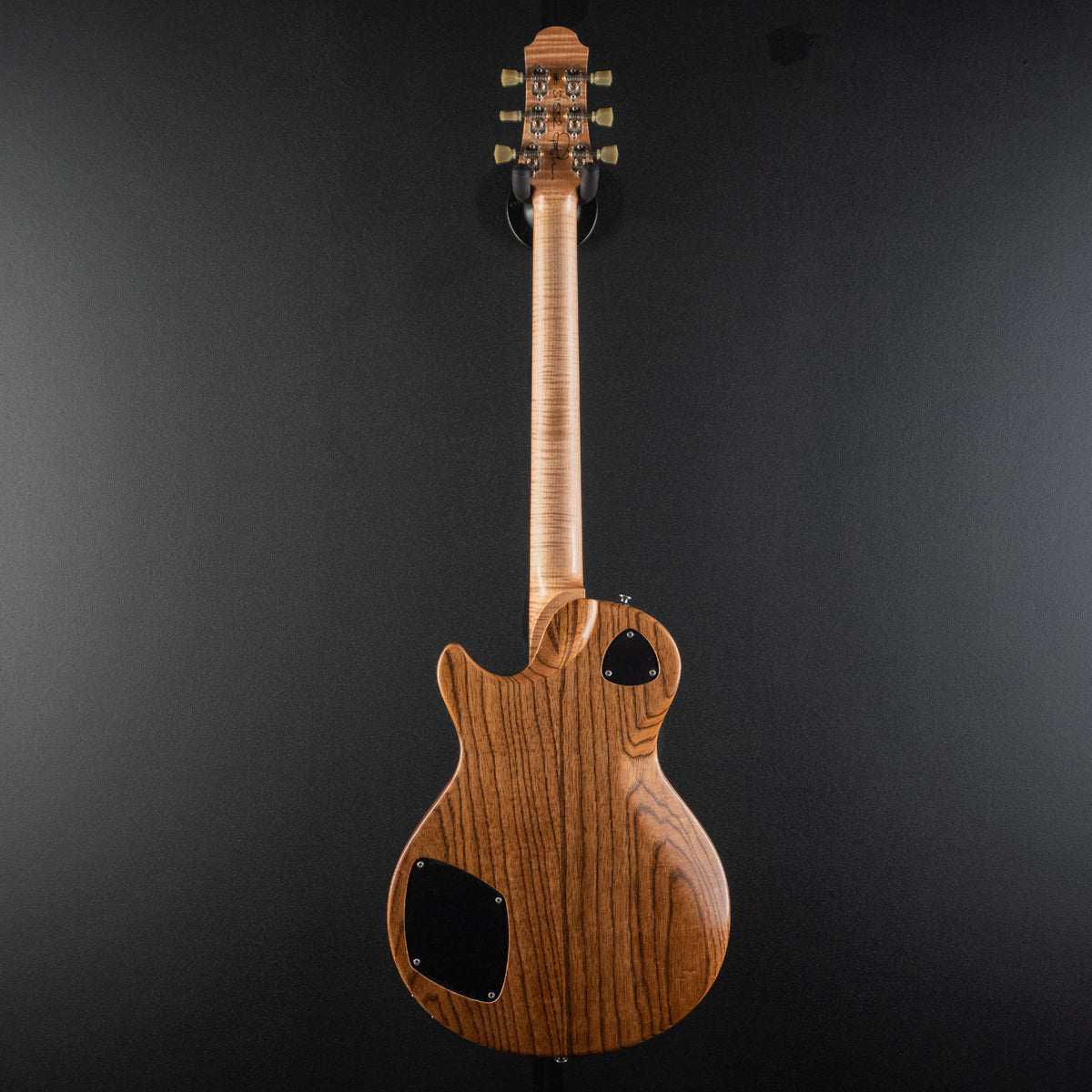Macon Carved Top Semi - Mun Ebony