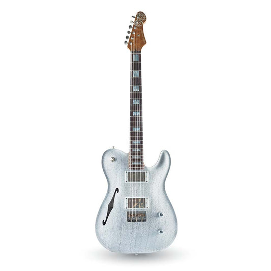 Oz-T Carved Top Semi-Hollow - Grained Blonde - #31455